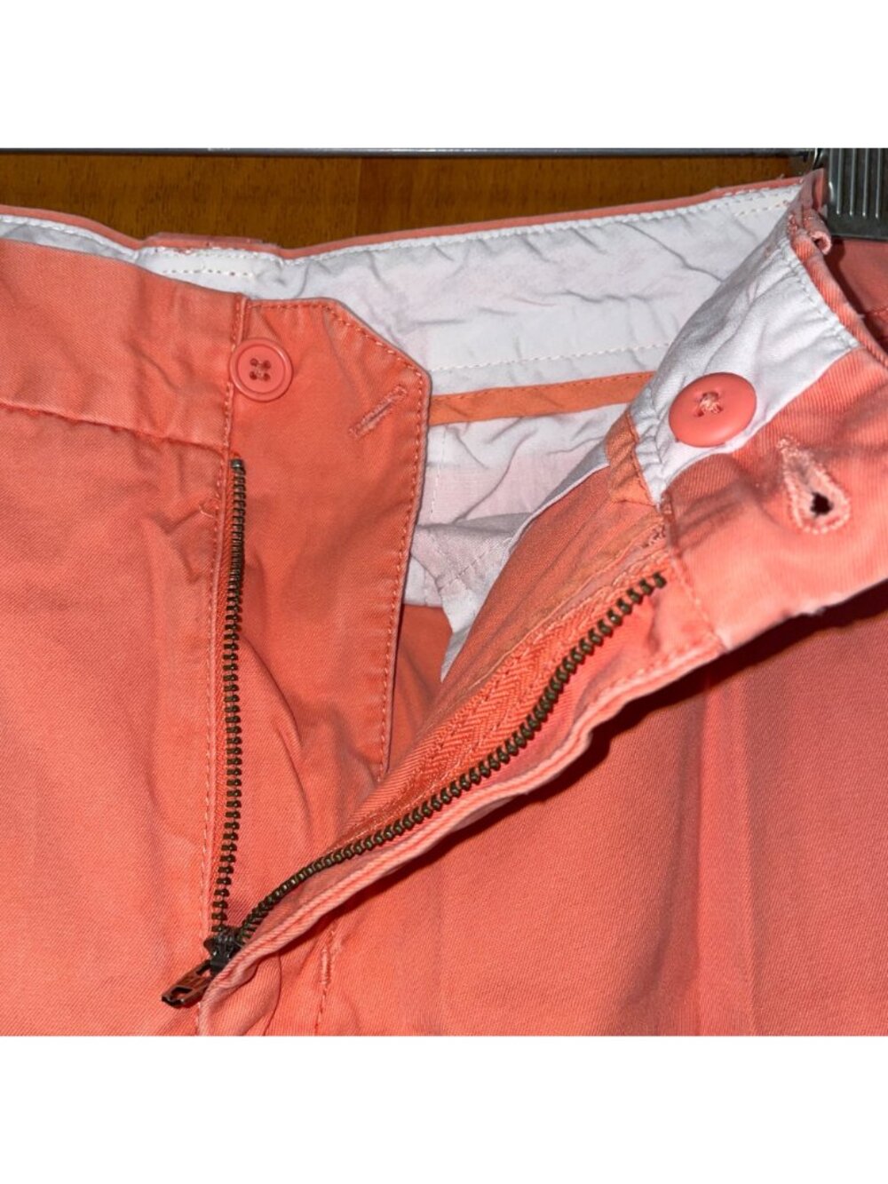 Gap Womens Coral Pants Classic Fit Size 10R With Pockets & Button-Zip Closure - Picture 4 of 7